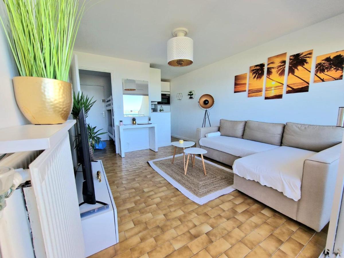 Appartement 1Ere Ligne Piscine Terrasse Au Bord De La Plage Front De Mer Avec 6 Velos Palavas-les-Flots Exteriör bild