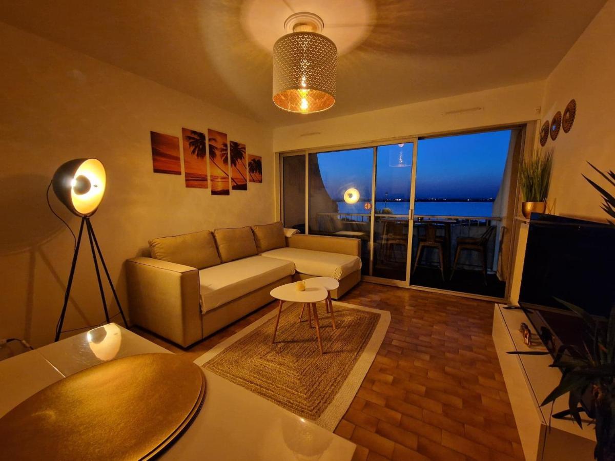 Appartement 1Ere Ligne Piscine Terrasse Au Bord De La Plage Front De Mer Avec 6 Velos Palavas-les-Flots Exteriör bild