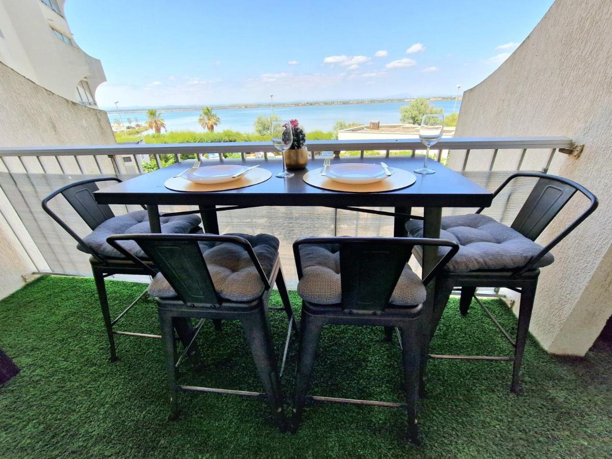 Appartement 1Ere Ligne Piscine Terrasse Au Bord De La Plage Front De Mer Avec 6 Velos Palavas-les-Flots Exteriör bild