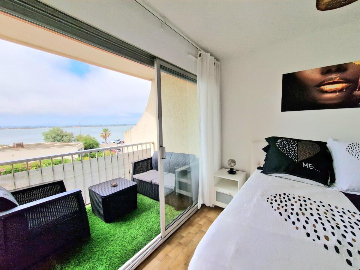 Appartement 1Ere Ligne Piscine Terrasse Au Bord De La Plage Front De Mer Avec 6 Velos Palavas-les-Flots Exteriör bild