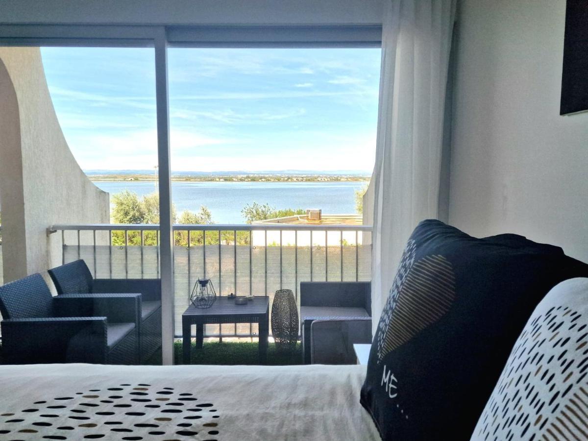 Appartement 1Ere Ligne Piscine Terrasse Au Bord De La Plage Front De Mer Avec 6 Velos Palavas-les-Flots Exteriör bild