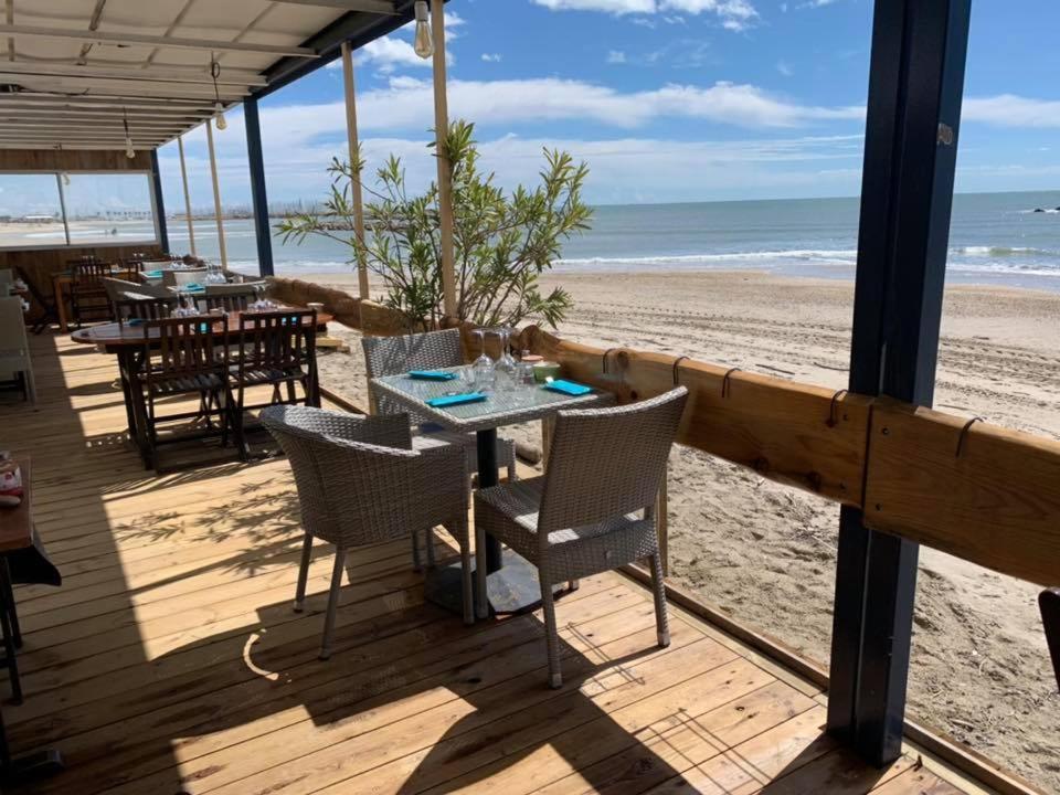 Appartement 1Ere Ligne Piscine Terrasse Au Bord De La Plage Front De Mer Avec 6 Velos Palavas-les-Flots Exteriör bild
